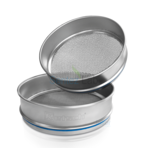 60131000038 Test eleği, Ø 200 mm, paslanmaz çelik, ağ boyutu 38 µm.