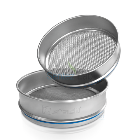 60131000038 Test eleği, Ø 200 mm, paslanmaz çelik, ağ boyutu 38 µm.